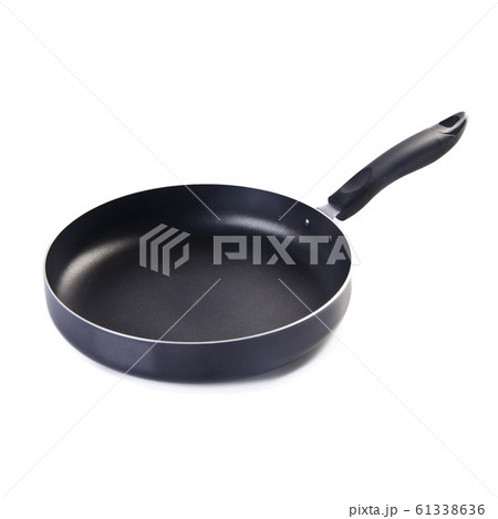 pan or metal frying pan on a background new. 61338636