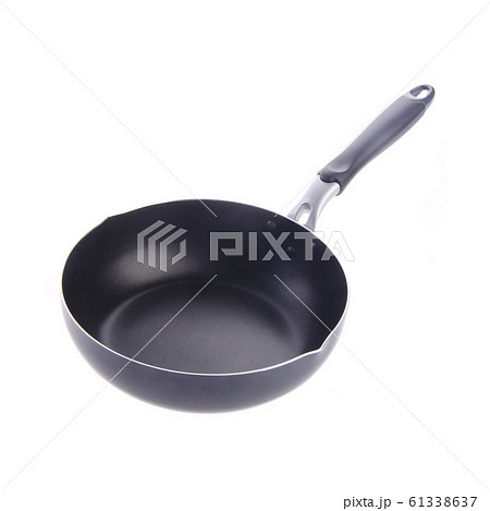 pan or metal frying pan on a background new. 61338637