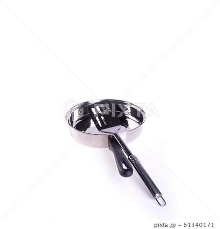 pan or metal frying pan on a background new. pan or metal frying pan on a background new. 61340171