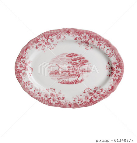 plate or hand painted plate on a background new. 61340277
