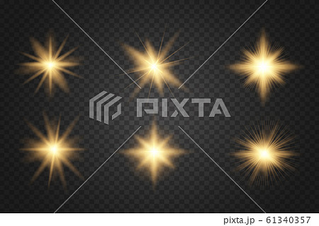 Set of Glowing Light  61340357