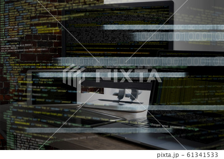 Programming code abstract technology background 61341533