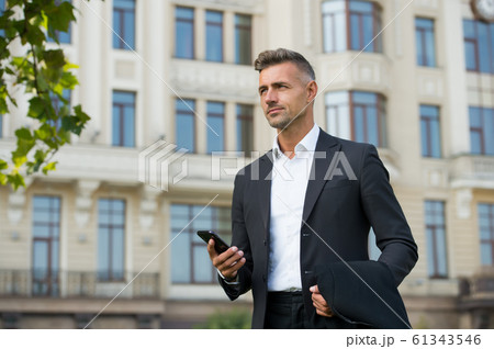 confident man formal outfit. modern life concept. 61343546