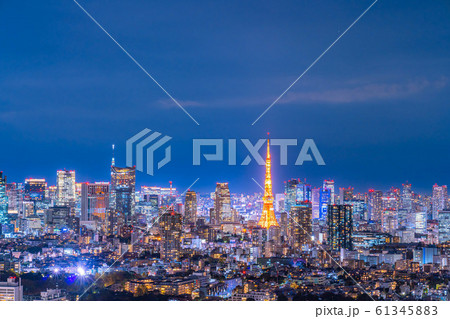 恵比寿ガーデンプレイスからの夜景　【東京都】 61345883