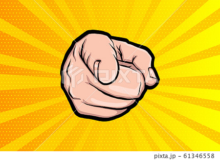Uncle sam hand in pop art style Uncle sam hand in pop art style 61346558