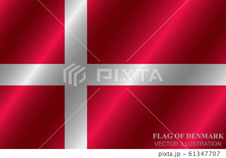 Background with flag of Denmark. Colorful button with flag for design. Vector. Background with flag of Denmark. Colorful button with flag for design. Vector. 61347707