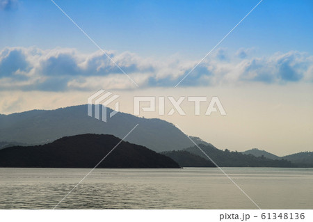samui island under blue sky as travel background 61348136