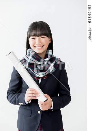 中学生 高校生 女性 卒業式 卒業証書 中学生 高校生 女性 卒業式 卒業証書 61349495