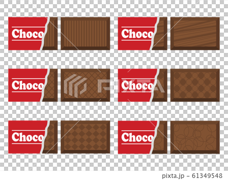 チョコレートのイラストセット 61349548