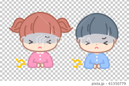 腹痛のこども 61350779