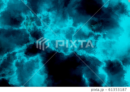 Modern painting texture. Variety paint streaks and spots inblue color. Creative pattern. Abstract decor 61353187