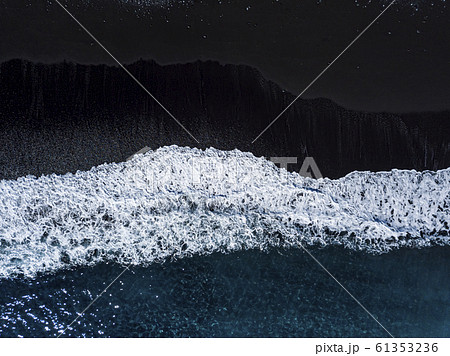 Black Beach Aerial Black Beach Aerial 61353236