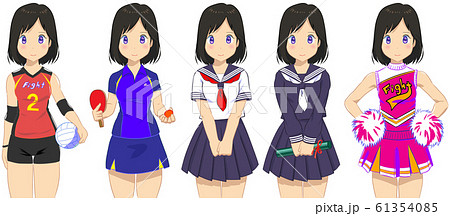 学生　部活動イメージ 61354085