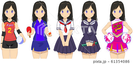 学生　部活動イメージ 61354086