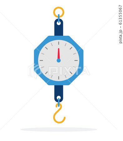 Scales with Hook flat isolated vector 61355067