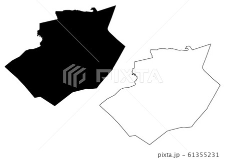 Bechar Province map vector.... 61355231
