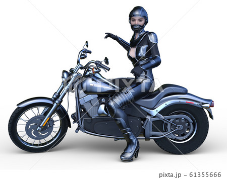 バイクとライダー バイクとライダー 61355666