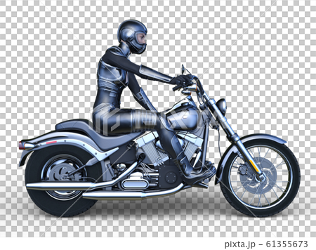 Bike and rider Bike and rider 61355673
