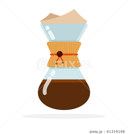 Kemeks with coffee vector flat isolated 61359198