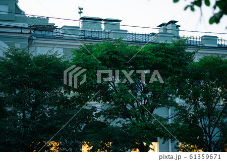 Khabarovsk, Russia - Aug 28, 2019: The streets of 61359671