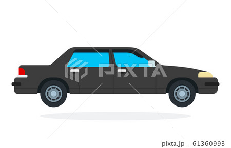Luxury black car vector flat isolated Luxury black car vector flat isolated 61360993