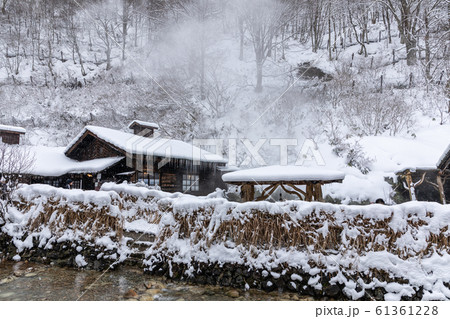 冬の鶴の湯温泉 61361228