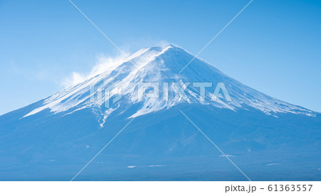 Close up view of Mount Fuji in Yamanachi, Japan 61363557