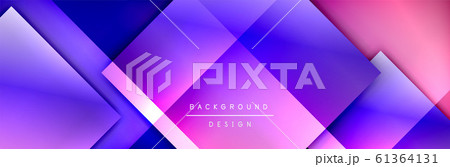 Square shapes composition geometric abstract background. 3D shadow effects and fluid gradients. Modern overlapping forms Square shapes composition geometric abstract background. 3D shadow effects and fluid gradients. Modern overlapping forms 61364131