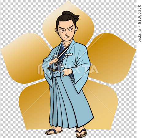 Akechi Mitsuhide Kimono Kikyo Crest - Stock Illustration [61365350] - PIXTA