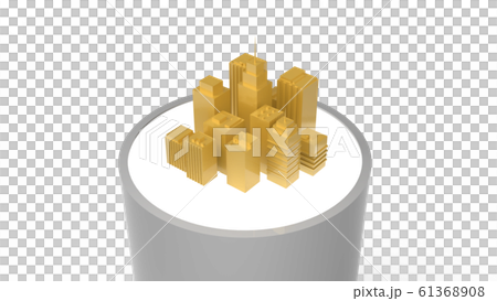 Building / Urban / Redevelopment / CG - Stock Illustration [61368908 ...