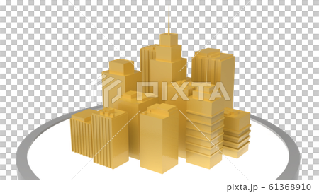 Building / Urban / Redevelopment / CG - Stock Illustration [61368910 ...