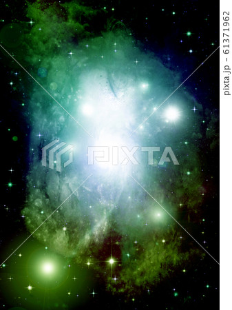 galaxy in a free space. 3D rendering galaxy in a free space. 3D rendering 61371962