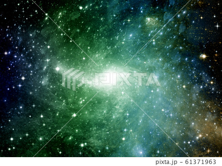 galaxy in a free space. 3D rendering 61371963