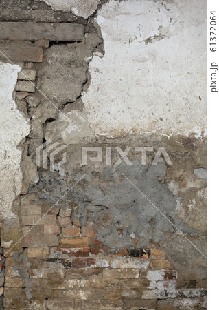 Old damaged wall fixing in vintage barn 61372064