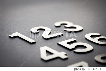 Mathematics background made with solid numbers 61375312