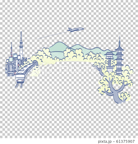 Travel image background material 61375907