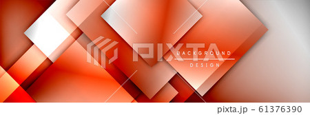 Square shapes composition geometric abstract background. 3D shadow effects and fluid gradients. Modern overlapping forms 61376390