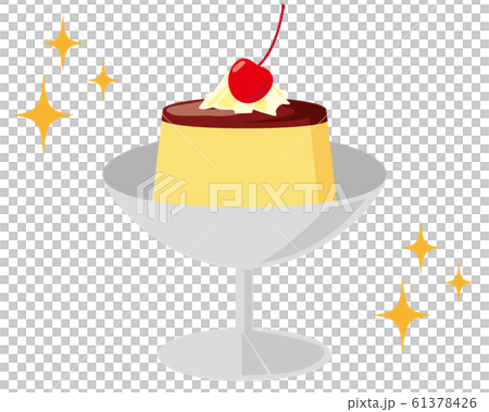 Pudding cherry cream 61378426