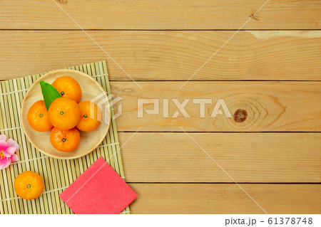 Table top view Lunar New Year & Chinese New Year Table top view Lunar New Year & Chinese New Year 61378748