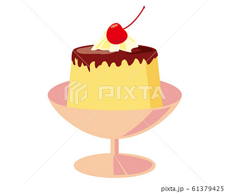 プリン サクランボ クリーム プリン サクランボ クリーム 61379425