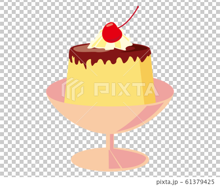 Pudding cherry cream 61379425