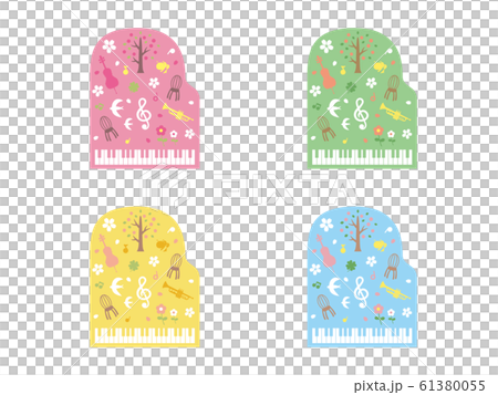 春の音楽のイラスト 61380055