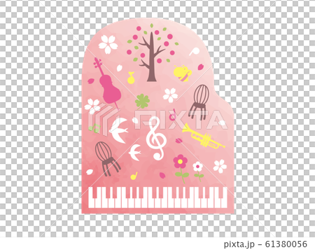 春の音楽のイラスト 61380056