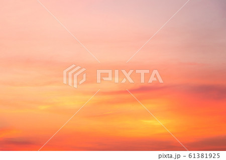 Beautiful color light sky with cloud background 61381925