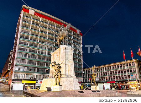 Statue of Mustafa Kemal Ataturk in Ankara, Turkey 61382906