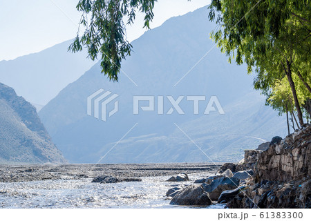 Kali Gandaki river in Himalaya mountains in Nepal Kali Gandaki river in Himalaya mountains in Nepal 61383300