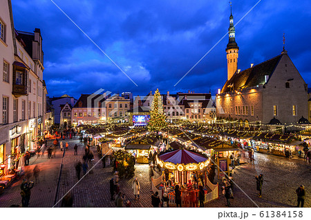 エストニア タリン クリスマスマーケット エストニア タリン クリスマスマーケット 61384158