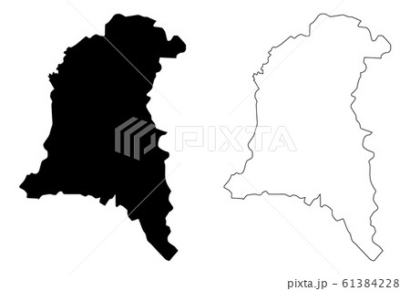 Sud-Ouest Region map vector.... 61384228