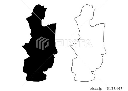 Central Province, Sri Lanka map vector.... 61384474