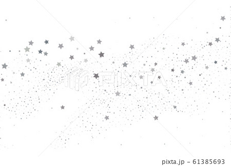 Light silver glitter confetti background. White holiday texture 61385693